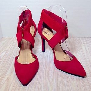 Jessica Simpson Venita Red Heels size 7 1/2